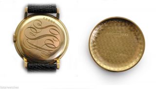 Vintage 50 ' s Audemars Piquet 18k Gold Fancy Case Men ' s Dress Watch Rare 5