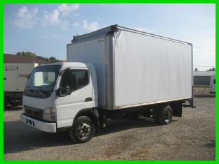 2006 Mitsubishi Fe180 4 Cyl Turbo Diesel Auto With 16 Foot Van Body