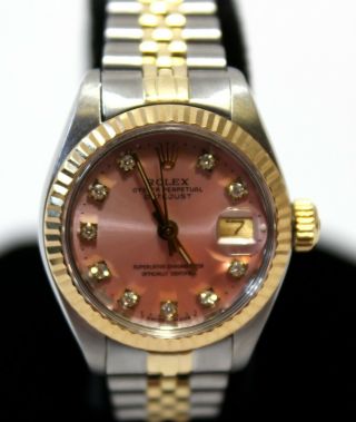1983 Ladies Rolex DateJust 6917 Two - Tone 18K Gold & SS Jubilee Wristwatch - 26mm 2