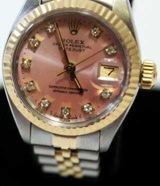 1983 Ladies Rolex DateJust 6917 Two - Tone 18K Gold & SS Jubilee Wristwatch - 26mm 3