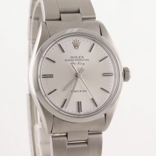 Rolex Oyster Perpetual Air - King Precision Steel 5500 34mm Silver Watch