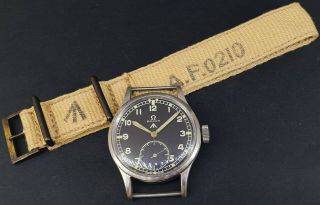 Omega 30t2 Www Dirty Dozen Mod British Military Ww2 Vintage 15j Watch - 99p Servcd