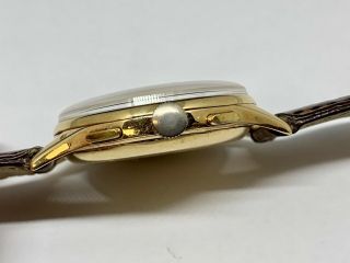 Heuer Vintage 18k GOLD BIG EYE Pre Carrera Chronograph,  Perfectly 7