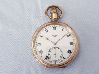 Vintage Limit Pocket Watch - Gold Plated.  - Fully