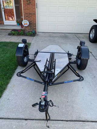 2013 Kendon Single Stand Up Motorcycle Trailer With Upgrades