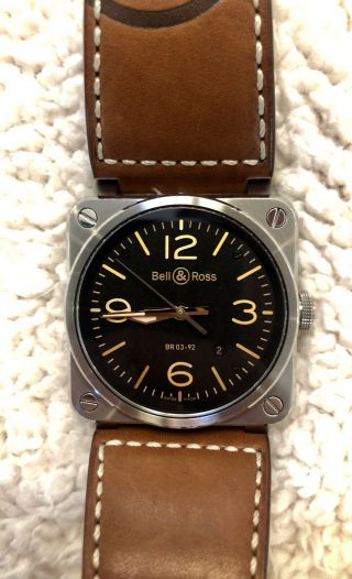 Celebrity Owned Bell & Ross Br03 - 92 - S Golden Heritage Box & Papers 2