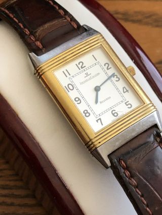 Jaeger - Lecoultre Reverso 18k Gold & Stainless Steel Two Tone Watch