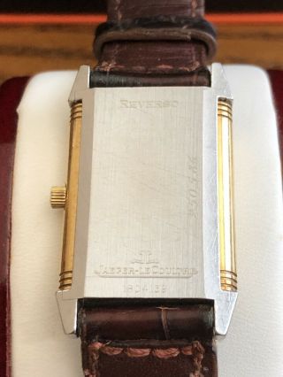 JAEGER - LECOULTRE REVERSO 18k GOLD & STAINLESS STEEL TWO TONE WATCH 6