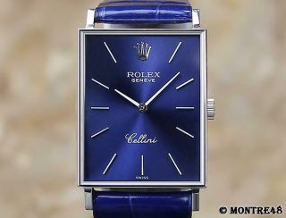 Rolex Cellini 3834 Swiss Made Solid 18k White Gold Mid Unisex 1973 Watch S199