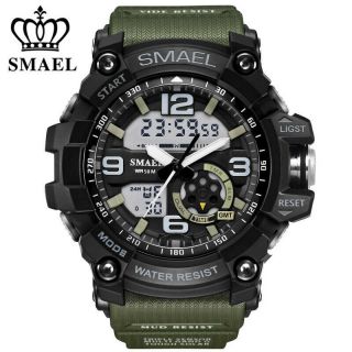 Smael Brand Men Led Digital Quartz Watch Fashion Sport Military Wrist Watches