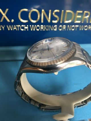 Rolex Datejust Ref 1601 vintage Automatic Steel Mens 36mm 1970 ' s watch 4