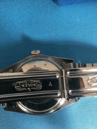 Rolex Datejust Ref 1601 vintage Automatic Steel Mens 36mm 1970 ' s watch 5