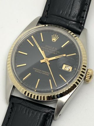 Vintage Rare Rolex Oyster Perpetual Datejust Reference 16013