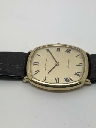 Vintage Rare Audemars Pigeut Automatic 18k Solid Gold Very Thin 10