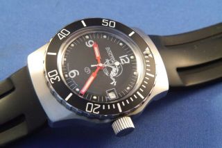 Vostok Amphibian Custom Russian Auto Dive Watch.  UK seller 6