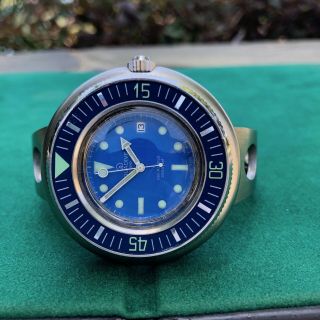 Vintage Aquadive 1000 Blue Stainless Steel Automatic Diving 50mm Wristwatch 2