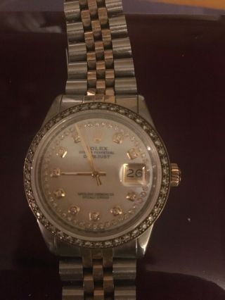Rolex Oyster Perpetual Men Datejust Serial Number 5209086