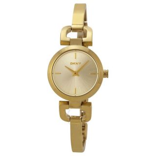 Champagne Dial Gold - Tone Stainless Steel Ladies Watch Ny 8543