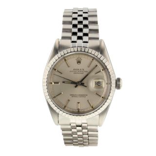 Rolex Datejust 36 Mm Steel Automatic Jubilee Watch 1601 Circa 1969
