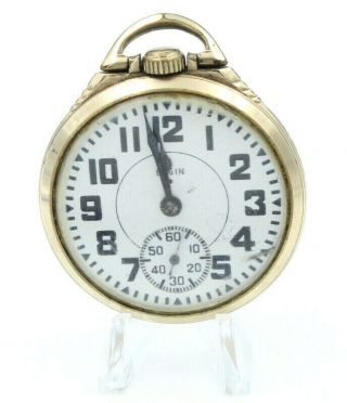 Vintage Elgin B.  W.  Raymond Model 15 16s 21j Railroad Grade Pocket Watch 6605 - 6