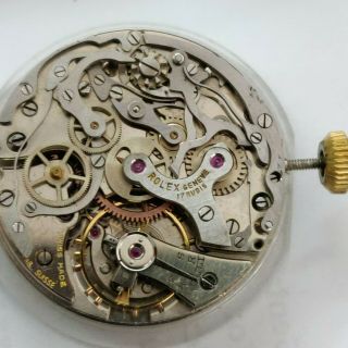 Vintage Rolex chronograph movement valjoux 23 ? 22 ? dial hands running rare 2