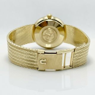 Vintage 14k Gold Omega Seamaster DeVille Automatic Watch (4873) 5