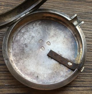 Antique Hallmarked Sterling Silver Pair Case Pocket Watch - REPAIRS 6