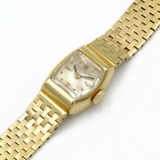 Patek Philippe 18k Solid Gold Ladies Vintage Hand Wind Dress Watch - Nr 6663
