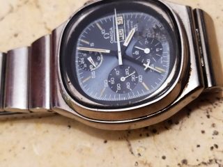 Omega Speedmaster Mark V Tv Case 176 - 0014 Chronograph Automatic Men Wrist Watch