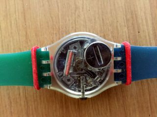 Vintage Swatch Watch 1987 Skyracer GK106 Rare - With Case and Guard 3