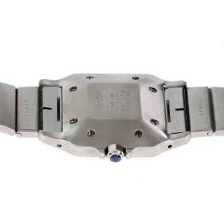 Cartier Santos 18k Gold Stainless Steel Automatic Date Men ' s Wrist Watch 4