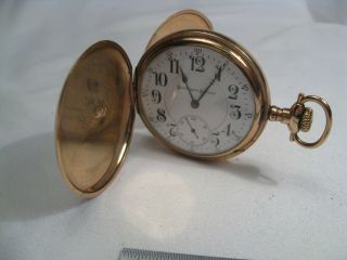 Vintage 1909 Illinois Burlington Special 19j,  16s,  Hc Pocket Watch.  2195814