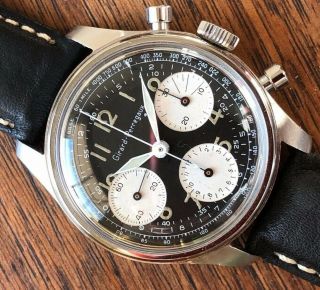 Vintage Girard Perregaux Valjoux 72 Chronograph Chrono Wristwatch 2