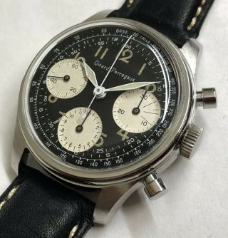 Vintage Girard Perregaux Valjoux 72 Chronograph Chrono Wristwatch 3