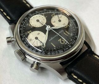 Vintage Girard Perregaux Valjoux 72 Chronograph Chrono Wristwatch 7
