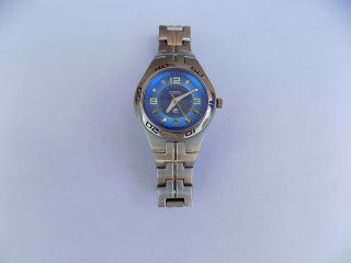Fossil Blue Am - 3734 Womens Watch 100 Meters Water Resistant