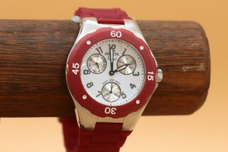 Ladies Invicta Angel 0701 Stainless Steel Red Trinite Glow Flamefusion Crystal