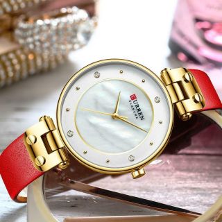 Curren Women Stainless Rose Gold - Tone Waterproof Analog Quartz Wrist Watch 2019 5