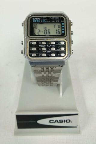 Casio Ca - 951 Calculator Watch Module 166