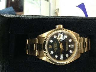 Rolex 69278 18k Yellow Gold Womans Watch