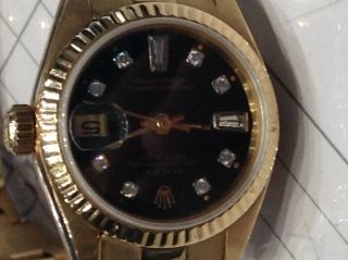Rolex 69278 18k Yellow Gold Womans Watch 2