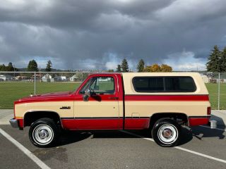 1984 Gmc Sierra 1500 2 - Owner 97k Actual Mile Short Bed 4x4 Chevy Truck