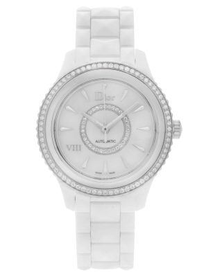 Dior Viii Ceramic Diamonds & Mother Of Pearl 38mm Ladies Automatic Watch $13,  900