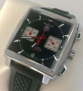 Tag Heuer Monaco Caw2114 Chronograph Watch Calibre 12 - Box And Papers