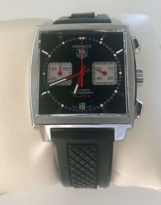 Tag Heuer Monaco CAW2114 Chronograph Watch Calibre 12 - Box and Papers 3