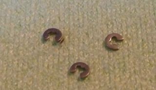 Seiko 7a28 7a38 7t34 Stainless Circlip Pk Of 3 Swiss