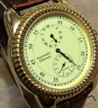 Gents " Rare " 20 Jewels Automatic Watch Lord Nelson Inspired