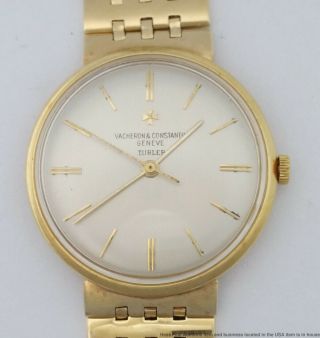 Vintage Vacheron Constantin 18k Gold Mens Unisex Wrist Watch