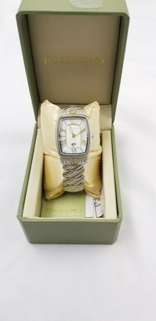 Judith Ripka Watch Stainless Steel Mother Of Pearl