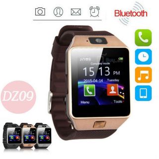 Latest Smart Watch Camera Bluetooth For Htc Samsung Android Phone Dz09 Sim Slot